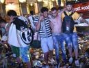 Bomb scare sparks stampede among Juventus fans in Turin