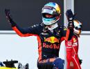 Ricciardo wins chaotic Azerbaijan Grand Prix, Vettel penalised