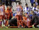 Atletico 'nervous and worried' by Torres neck injury