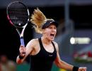 'Motivated' Bouchard claims victory over Sharapova in thriller