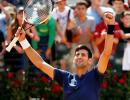 Djokovic eases into Rome semis after rain delay