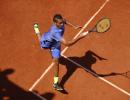 French Open: Kyrgios gets down and dirty with Grosjean in his box