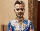 PHOTOS: Virat Kohli gets face full of cake