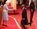 PIX: Four-time Olympic champion Mo Farah receives knighthood