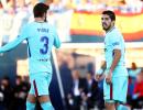 La Liga: Barcelona to appeal Suarez, Pique yellow cards