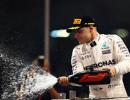 F1: Bottas beats Hamilton to win Abu Dhabi GP