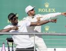 Hamilton wins US GP but made to wait for title