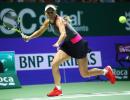 WTA Finals: Dominant Wozniacki swats aside Halep