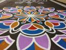 PHOTOS: Salt Lake Stadium to welcome teams with Rangoli