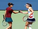 Sania and China's Peng enter US Open semis