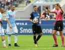 Football Briefs: Inter penalty awarded after video review; Bayern lose