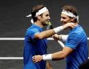 Nadal and Federer team up to widen Europe's lead in Laver Cup