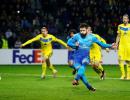 Europa League: Giroud reaches ton in Arsenal's big win