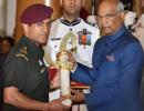 PHOTOS: Dhoni, Advani receive Padma Bhushan award