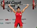 Record-breaking Chanu wins India's first gold medal at CWG