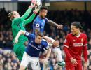 EPL: Liverpool hold off late Everton pressure in goalless derby