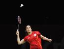 India's shuttlers in Mixed Team final