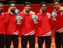 India seal second table tennis gold