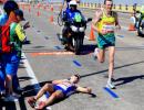 Hawkins collapse overshadows CWG men's marathon