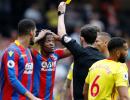 EPL: Zaha denied penalty shouts as Watford and Palace share point