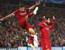 Champions League PIX: Salah shines again as Liverpool romp Roma