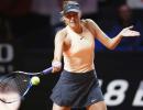 Sharapova stunned in Stuttgart opener