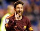 La Liga: Messi treble seals Barca title, Atletico win