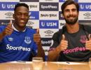 Transfer updates! Everton sign Barca's Mina and Gomes