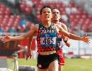 Asian Games: Marathon winner accused of pushing rival