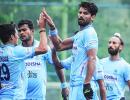 India thrash Lanka 20-0, face Malaysia in men's hockey semis