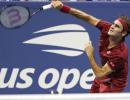 US Open PICS: Federer, Djokovic battle through in brutal heat