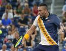 Weary Kyrgios puts heat on officials after first round win