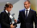 Modric voted UEFA's Player of the Year ahead of Ronaldo, Salah