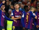 La Liga PHOTOS: Barcelona reclaim top spot; Atletico salvage draw