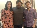 Saina, Kashyap invite Chiranjeevi, KTR to their wedding