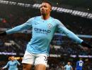 EPL PIX: City back on top as Jesus double sinks Everton