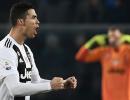 Substitute Ronaldo saves 10-man Juve's unbeaten record