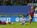 PICS: Ten-man Manchester City sunk by third-tier Wigan in FA Cup