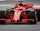 F1 PHOTOS: Vettel fastest in testing; Hamilton 'sacrifices' stint