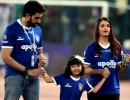 PHOTOS: Aishwarya, Aaradhya cheer for Abhishek's football team