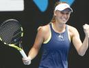 Aus Open PHOTOS: Wozniacki romps into quarters; Navarro rallies