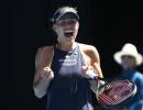 Kerber back in quarter-finals club after tough year