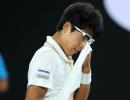 Young gun Chung fires a blank after blister trouble