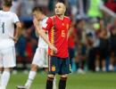 Iniesta retires from international football after World Cup exit