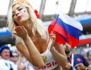 Pain, luck, fans -- and God -- see Russia home over Spain