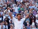 Wawrinka upsets Dimitrov after girlfriend Vekic ousts Stephens