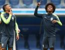 Willian aiming to send Chelsea team mate Hazard home early