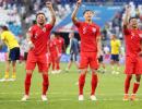 WC Photos: England move into semis after 2-0 win over Sweden