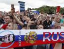 Glory in defeat: Fans hail Russia World Cup team