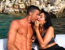 PIX: Ronaldo and his pretty WAG flaunt hot-bodies